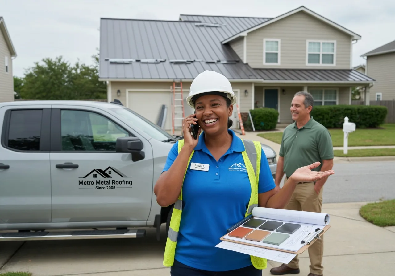 Metal Roof Repair in Glassport, PA