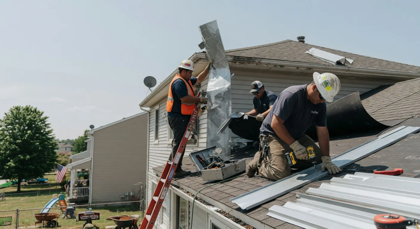 Metal Roof Repair in Glassport, PA